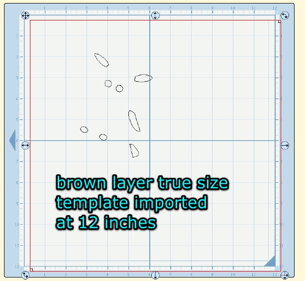 Inkscape template for easy sizing