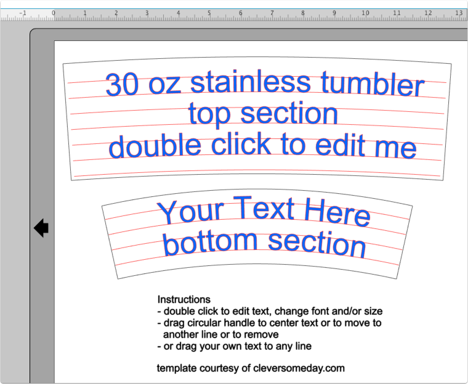 Yeti Tumbler Template Freebie