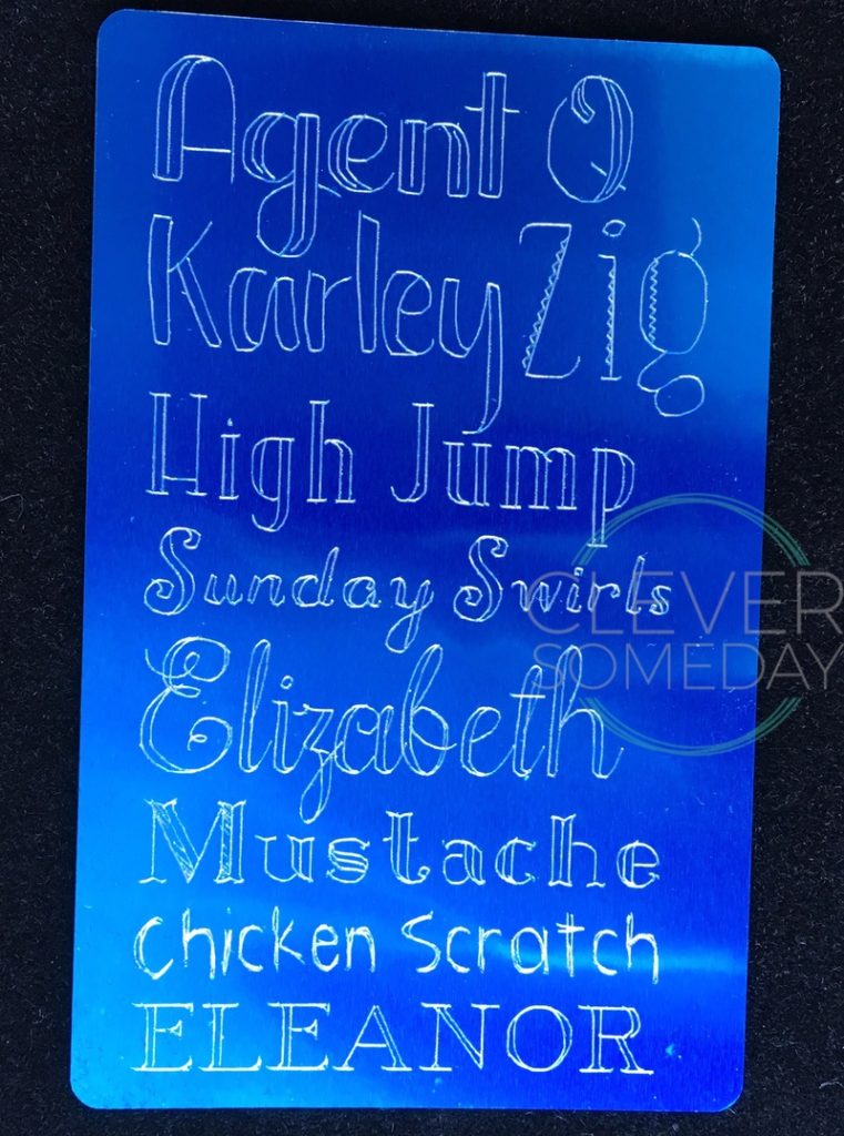 Cricut Engraving Resource Page