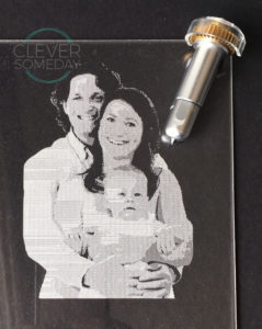 Photo Engraving with Cricut Maker by Cleversomeday